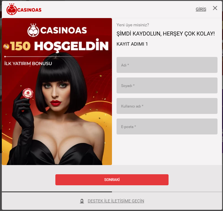 Casinoas Giriş